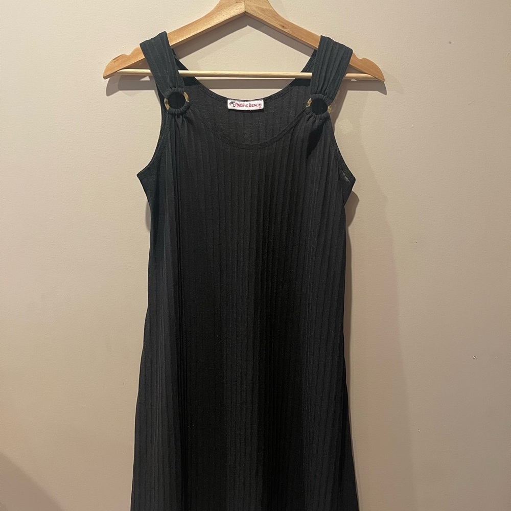 Black Sheer Swimsuit Coverup Dress